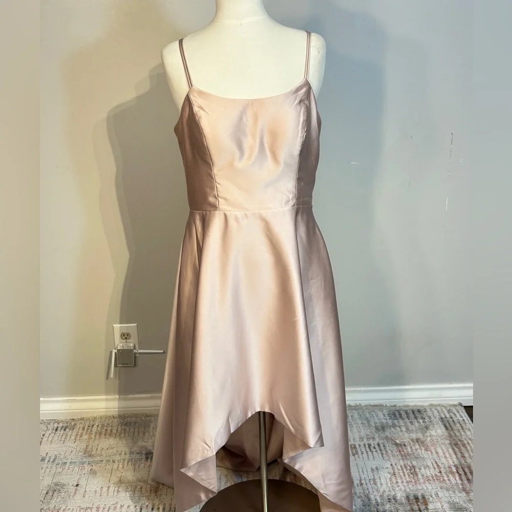 Xs cape evening gown champagne - Picture 2 of 9